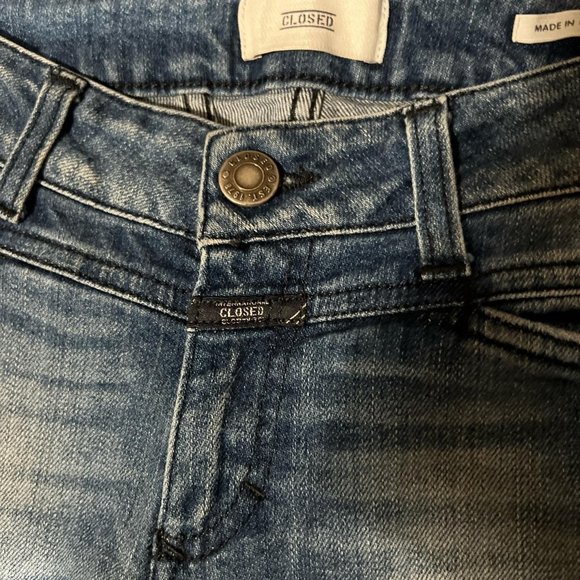 CLOSED frayed Skinny Pusher cropped jeans - Picture 6 of 8